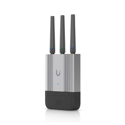 Ubiquiti UMR-Industrial-US dual Ethernet ports with PoE output and DC power terminal block