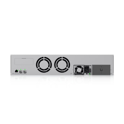 Ubiquiti UNAS-Pro-8 hot-swappable 3.5-inch drive tray caddy pulled out from main chassis