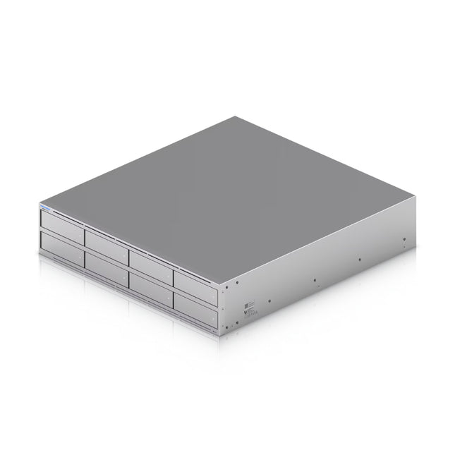 Ubiquiti UNAS-Pro-8 10G SFP+ optical uplink and multi-gigabit Ethernet management ports