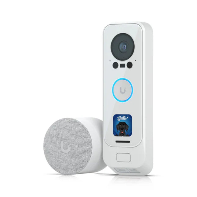 Ubiquiti UniFi Protect G4 Doorbell Pro PoE Kit (White) — UVC-G4 Doorbell Pro PoE Kit