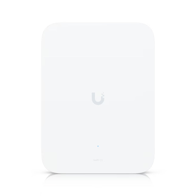 Front profile of the Ubiquiti UniFi U5G Max Outdoor 5G cellular gateway showing UV-resistant weatherproof enclosure.
