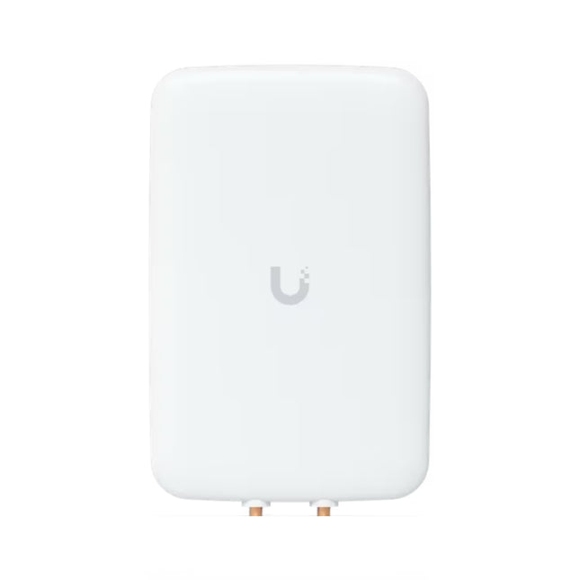 Ubiquiti UniFi UMA-D directional dual-band high-gain mesh antenna extension panel in matte white weatherproof casing.