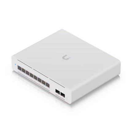 Ubiquiti USW-Pro-XG-8-PoE 10GbE RJ45 PoE++ ports and 10G SFP+ optical uplink ports