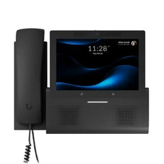 Ubiquiti UTP-G3-Touch-Wall 7-inch wall-mounted VoIP phone front view showing multi-touch display and integrated camera.