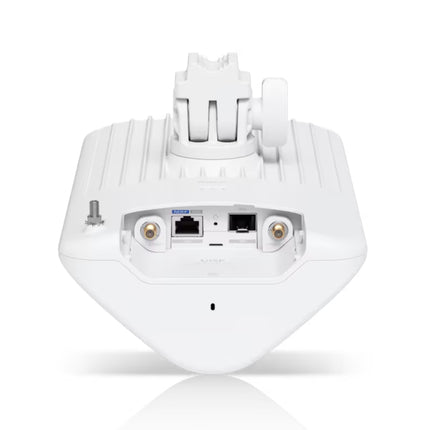 Ubiquiti Wave-AP-Gen2 access point mounted on a telecommunications tower pole