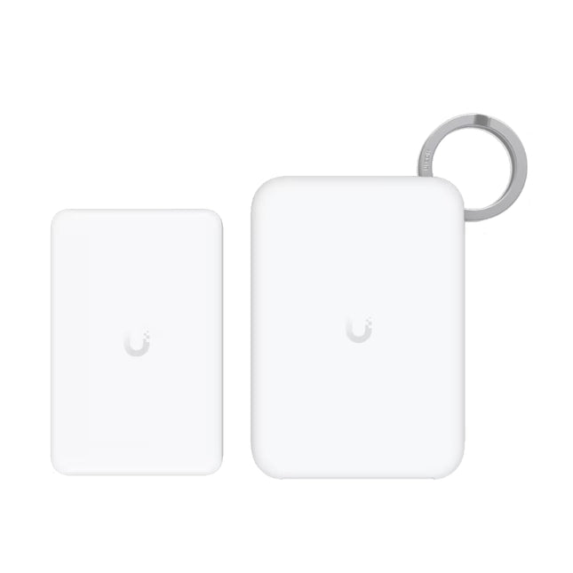 Ubiquiti WiFiman Wizard spectrum analyzer showing USB-C charging port and magnetic attachment clip