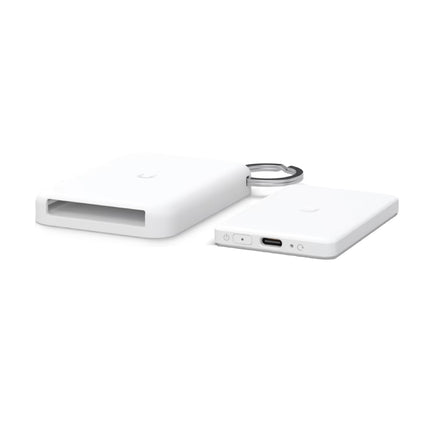 Ubiquiti WiFiman Wizard spectrum analyzer side profile highlighting compact pocket-sized design