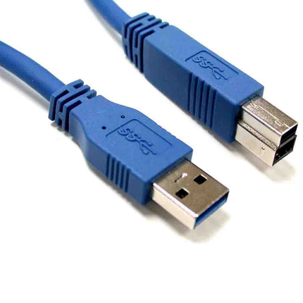 8Ware USB 3.0 Cable 1m A to B Male to Male Blue - CCTV Guru