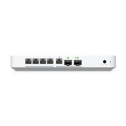 Ubiquiti UniFi Cloud Gateway Fiber (UCG-Fiber) - Integrated PoE Switch, Selectable NVR Storage, Full UniFi Application Support
