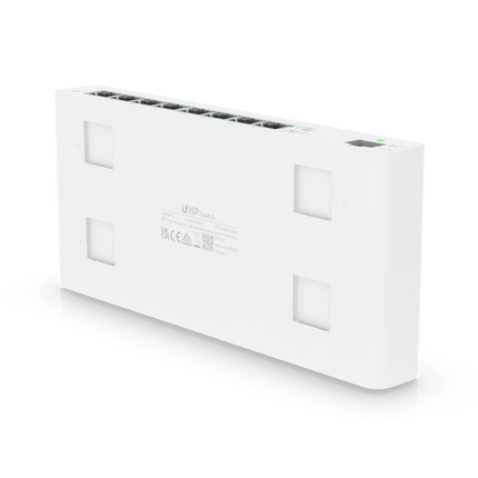 Ubiquiti UISP Switch, 8 - Port GbE Switch w/ 27V Passive PoE, For MicroPoP Applications, 110W PoE Budget, Fanless, Layer 2 Switching NHU - UISP - S - CCTV Guru