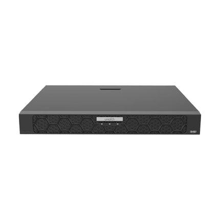 Uniarch NVR-216B-P16 16-channel 16-PoE 4K network video recorder chassis front view
