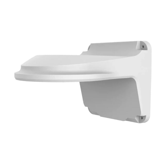 Uniarch TR-WM03-D-IN white aluminum wall mount bracket for fixed dome security cameras.