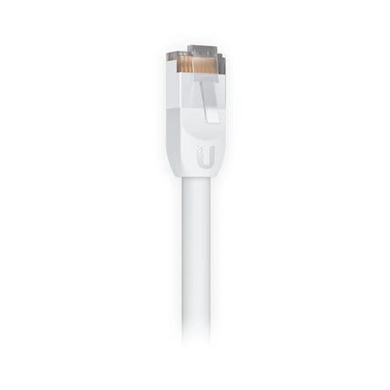 UniFi 2-2m white bendable Cat6 RJ45 patch cable in official packaging with SKU tag.
