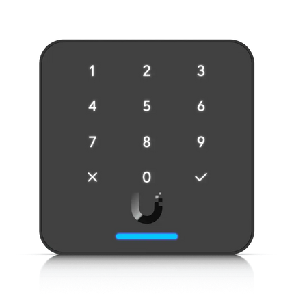 UniFi Access G3 Flex door access reader – Black with Numbers