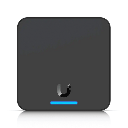 UniFi Access G3 Flex installed on entry door - Black Plain