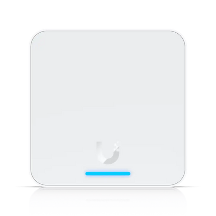 UniFi Access G3 Flex installed on entry door - White Plain