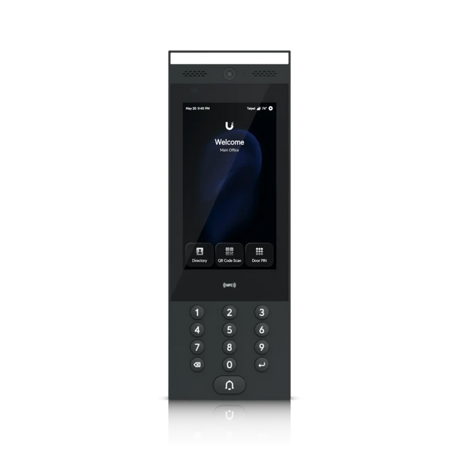 Ubiquiti UniFi Access G3 Intercom UA-G3-Intercom 7-inch touchscreen video door entry terminal, front view