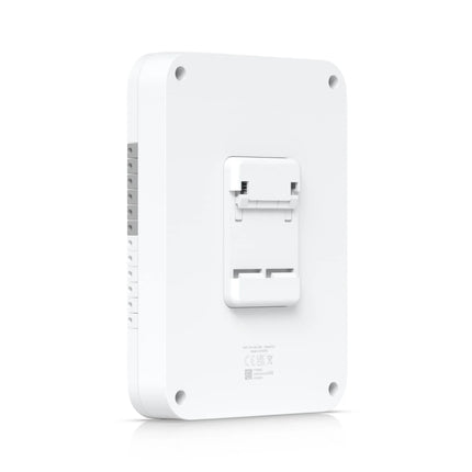 Comprehensive look at the terminal block inputs on the UniFi UA-Hub-Gate, featuring dual dry operator relays for gate motors, an auxiliary relay, and dedicated digital inputs for gate and side-door position sensors.
