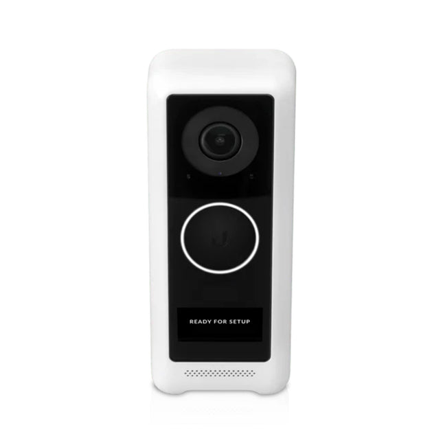 Ubiquiti UniFi Protect G4 Doorbell featuring a 5MP image sensor streaming clear 2MP HD video at 30 FPS