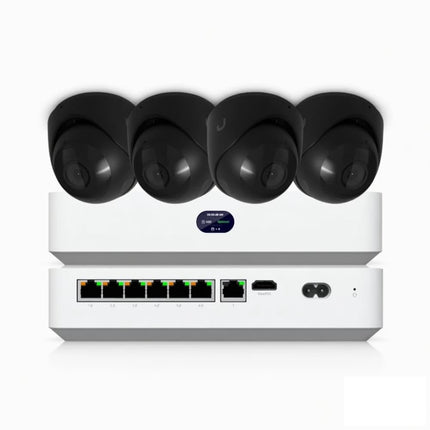 UniFi G6 Black Turret 4K camera kit with UNVR Instant