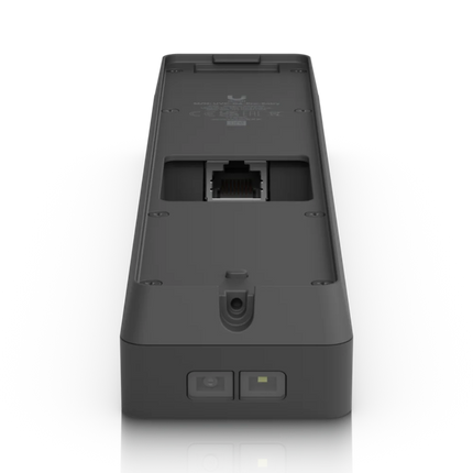 UniFi UVC-G6-Pro-Entry installed at commercial office entry with UniFi Access integration