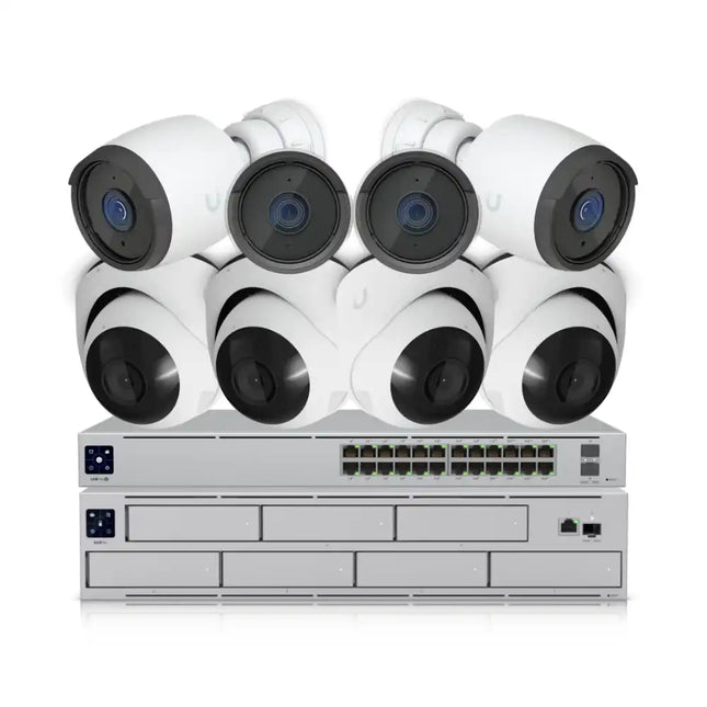 UniFi Protect 4K CCTV kit with UNVR Pro and PoE switch