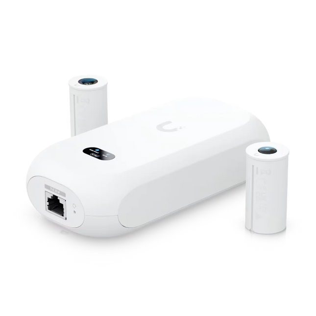Ubiquiti UniFi Protect AI Theta Standard Kit UVC-AI-Theta — modular hub with wide-angle and 360° fisheye lenses