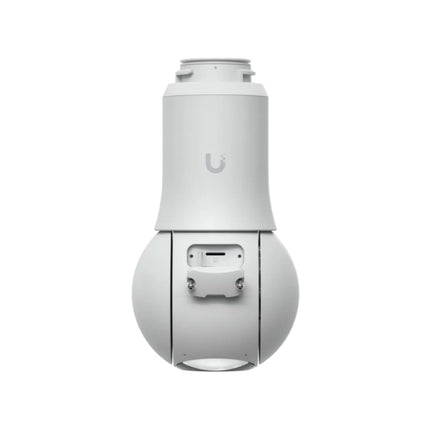 UniFi Protect G6 PTZ camera rear view showing Gigabit PoE RJ45 port – UVC-G6-PTZ-W