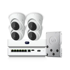 Ubiquiti UniFi UNVR Instant CCTV Kit with  x 2K Security Camera & 6 Channel NVR recorder with 1TB Hard Drive