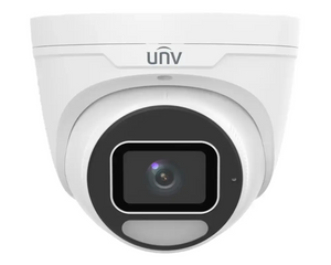Front view of Uniview UNV IPC3636SE-ADF28K-WP-I1 8MP OwlView Plus turret camera
