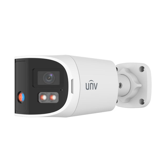 Uniview IPC2K28SE-ADF28KMC-DL-I0 8MP binocular dual-lens 180-degree panoramic bullet network camera front view.