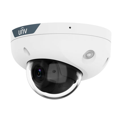 Uniview IPC318SB-ADF28KMC-DL-I1 8MP ColorHunter Wise-ISP fixed dome IP camera front view.