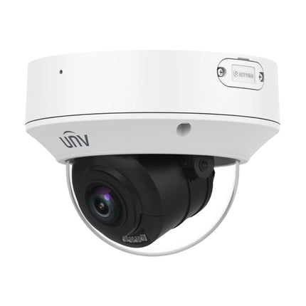 Uniview IPC3236SB-ADZKM-DL-I1 6MP dual-light motorized varifocal IP dome camera in white.