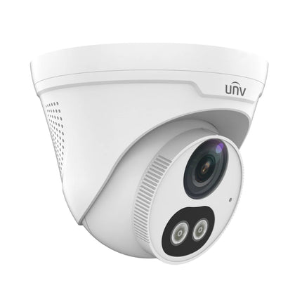 Side profile of the Uniview IPC3618LE-ADF28KC-DL weather-resistant IP67 outdoor security camera.