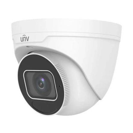 Uniview IPC3635SB-ADZK-I0 5MP LightHunter motorized varifocal turret network camera in white.