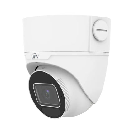 Uniview IPC3636SS-ADZK-I1 6MP LightHunter motorized varifocal turret network camera in white.