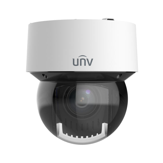Side profile of the Uniview IPC6434LR-X16-VG1 weatherproof commercial PTZ camera housing.