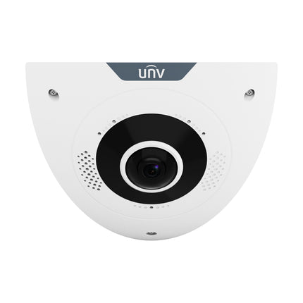 Angled profile view of the Uniview 6MP IK11 vandal-resistant corner camera enclosure.