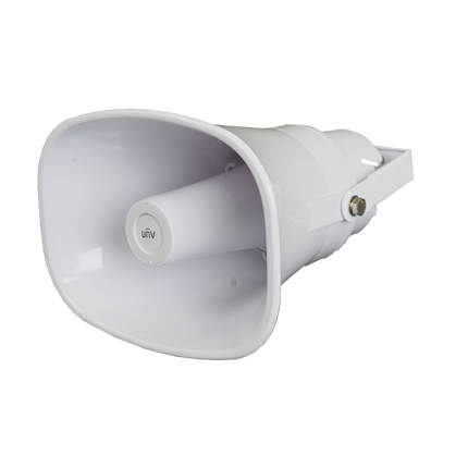 Uniview IPS302015-S 15W IP horn speaker with built-in microphone and PoE