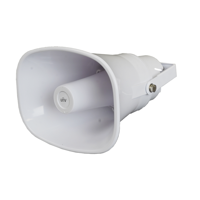 Uniview IPS302015-S 15W IP horn speaker with built-in microphone and PoE