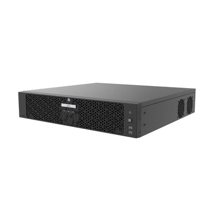 Uniview NVR508-64E-IQ 64-channel 8-bay DeepSense AI enterprise 4K network video recorder front panel.