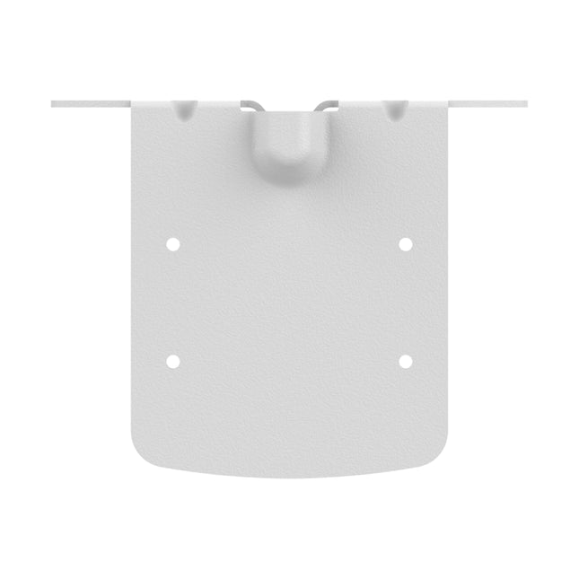 Flush ceiling mounting flange and retaining spring clips on the Uniview TR-CM06-D bracket.