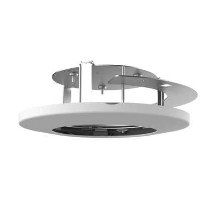 Installed Uniview TR-FM180-IN flush mount bracket embedded cleanly into ceiling tile.