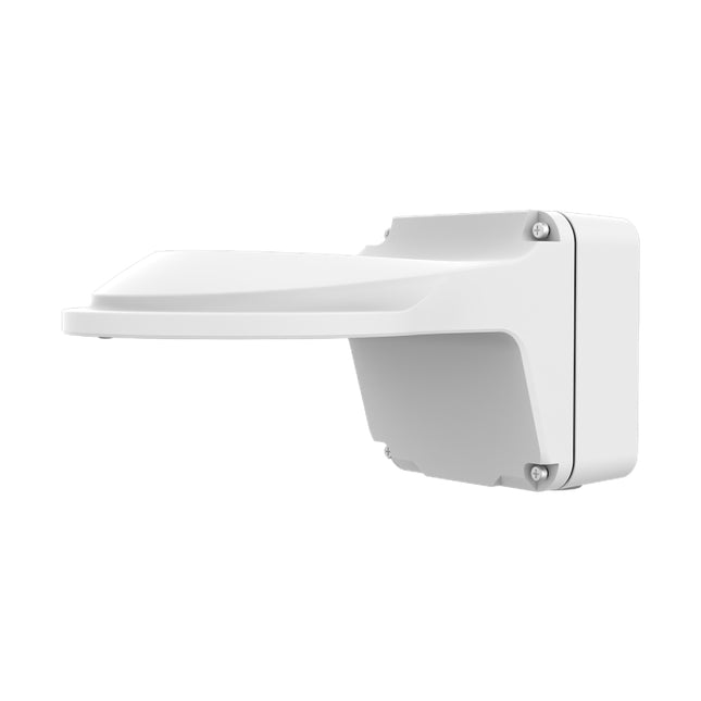 Uniview TR-JB07-WM04-B-IN-V2 wall mount bracket with built-in junction box for fixed dome cameras.