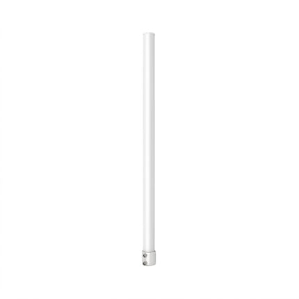Uniview TR-SE24-A-IN 500mm aluminum pendant mounting pole for fixed dome cameras in white.