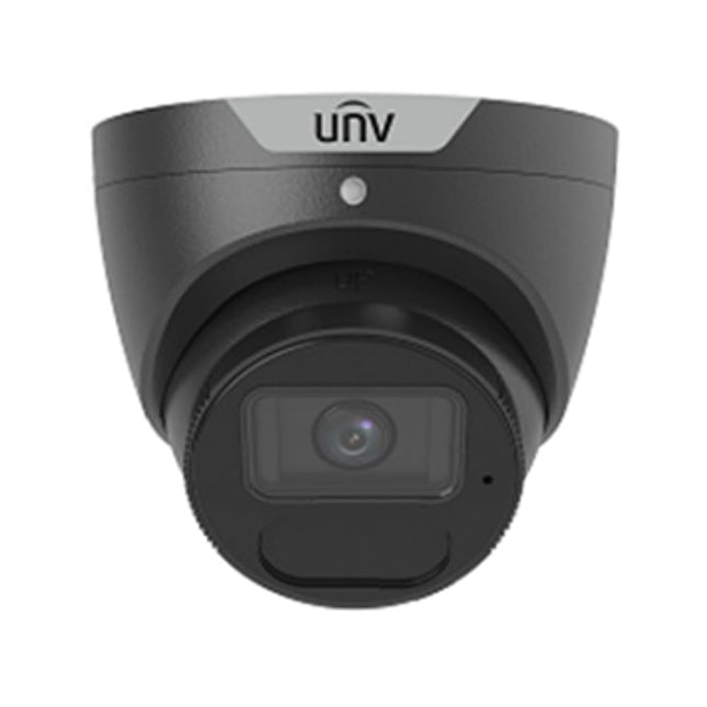 Uniview UNV IPC3618SS-ADF28K-I1-BK 8MP Black LightHunter Turret Camera front view