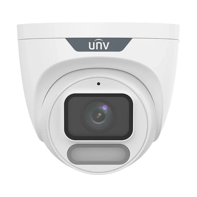 Uniview UNV IPC3624LE-ADF28K-WP 4MP OwlView ColorHunter full-colour turret camera, front view