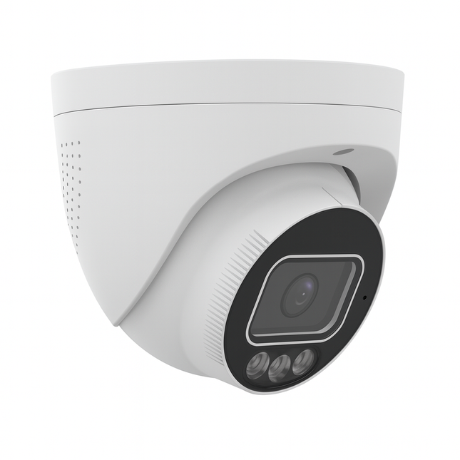 Uniview UNV IPC3636SS-ADF28KMC-I1 6MP Triguard turret security camera side view