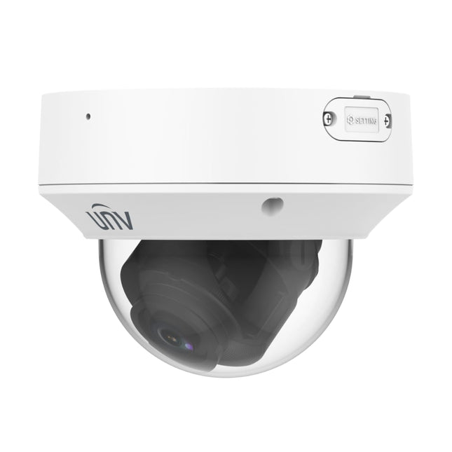 Side profile showing motorized varifocal lens of Uniview UNV IPC3235SB-ADZK-I0