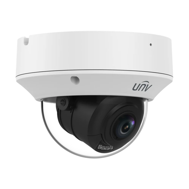 Uniview UNV IPC3238SB-ADZKM-DL-I1 8MP motorised varifocal dome side profile with IK10 housing